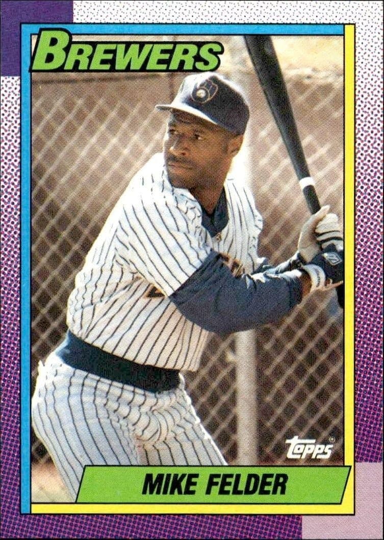 1990 Topps Mike Felder #159 trading card