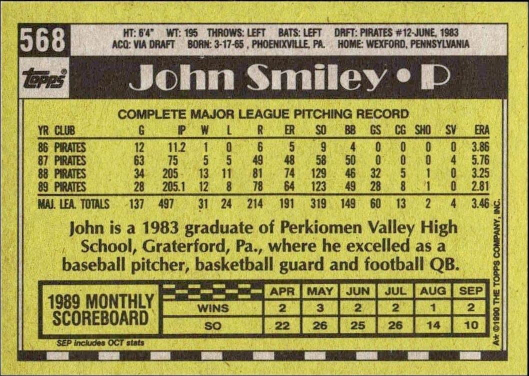 John Smiley - Back