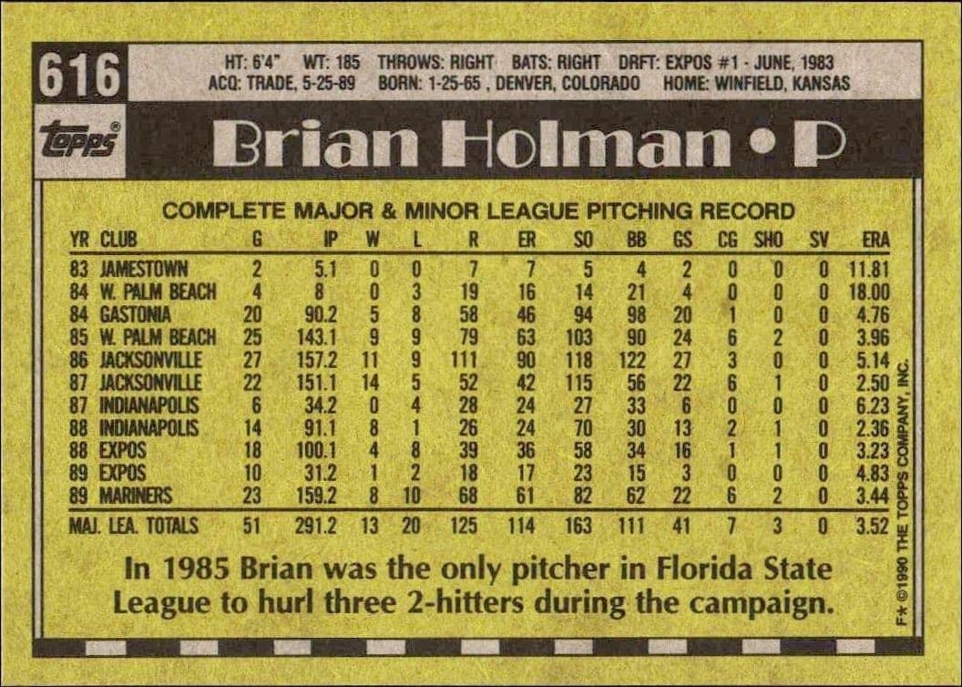 Brian Holman - Back