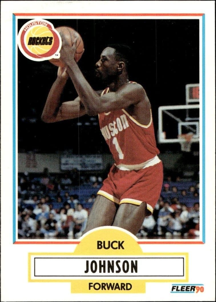 1990-91 Fleer Buck Johnson #71 trading card