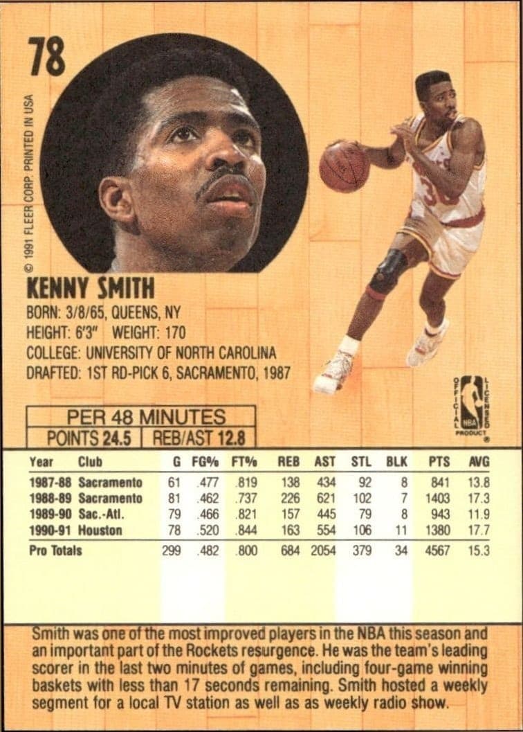Kenny Smith - Back