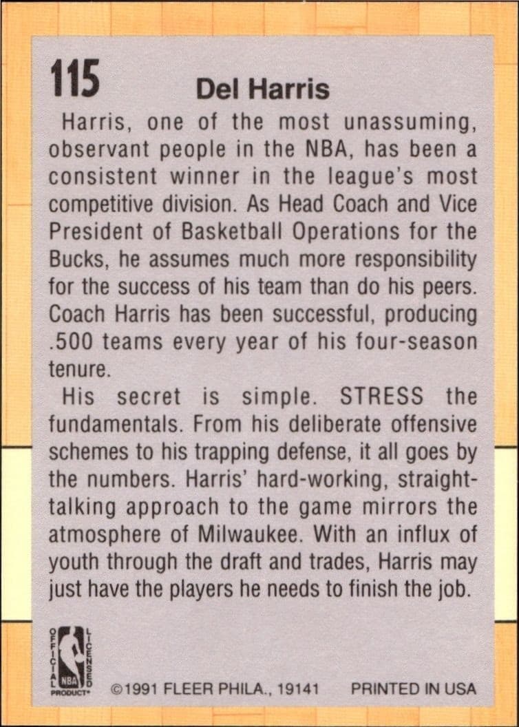 Del Harris - Back