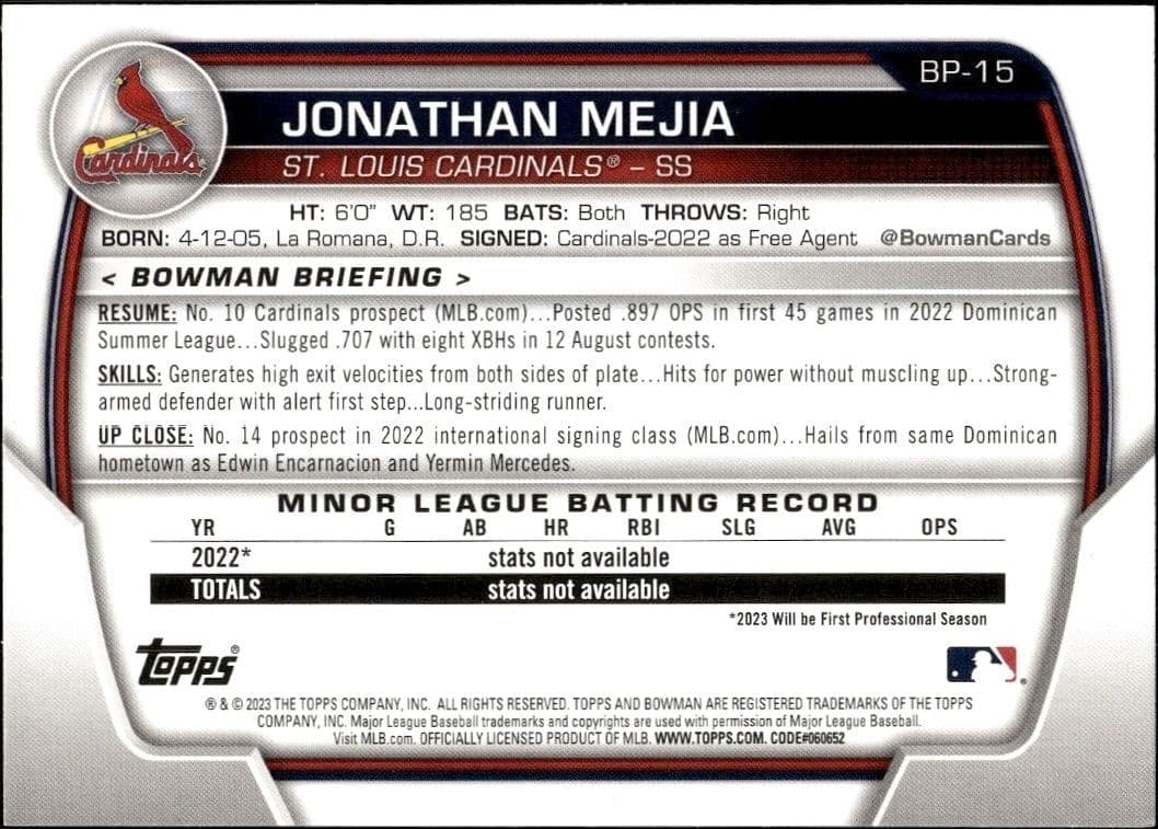 Jonathan Mejia - Back