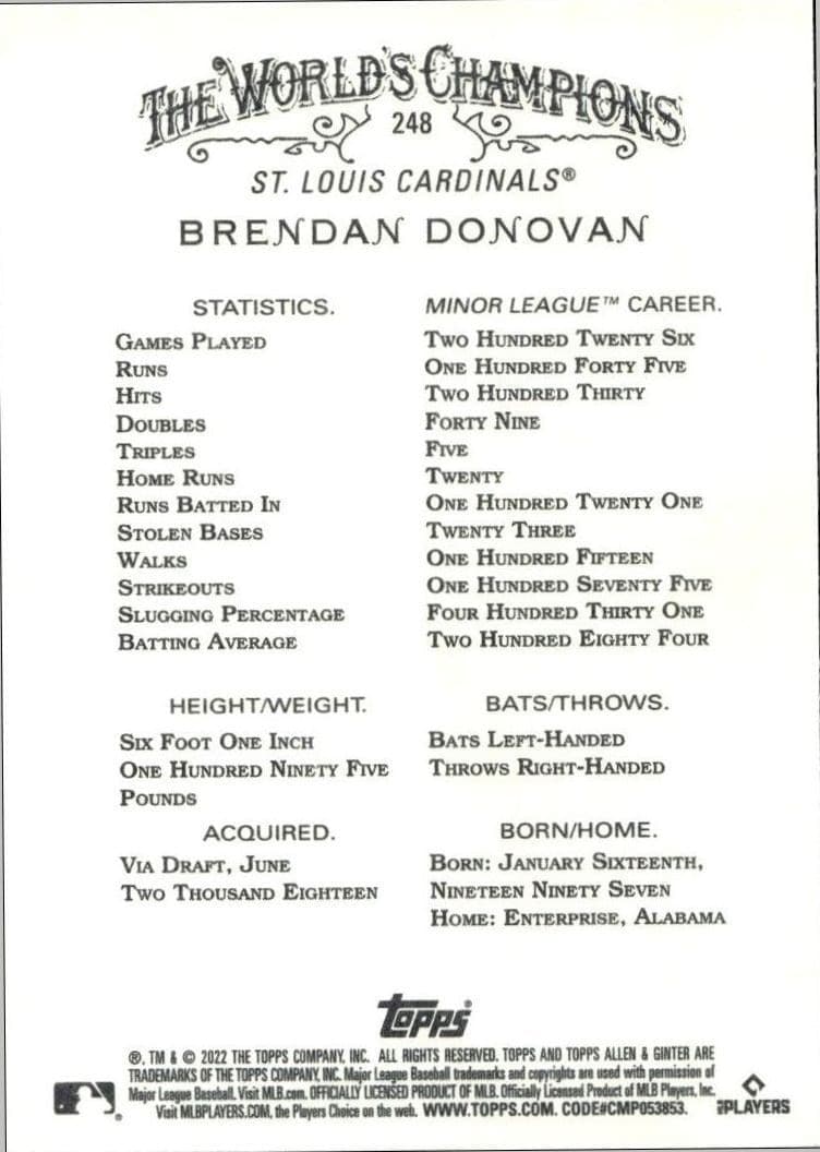 Brendan Donovan - Back