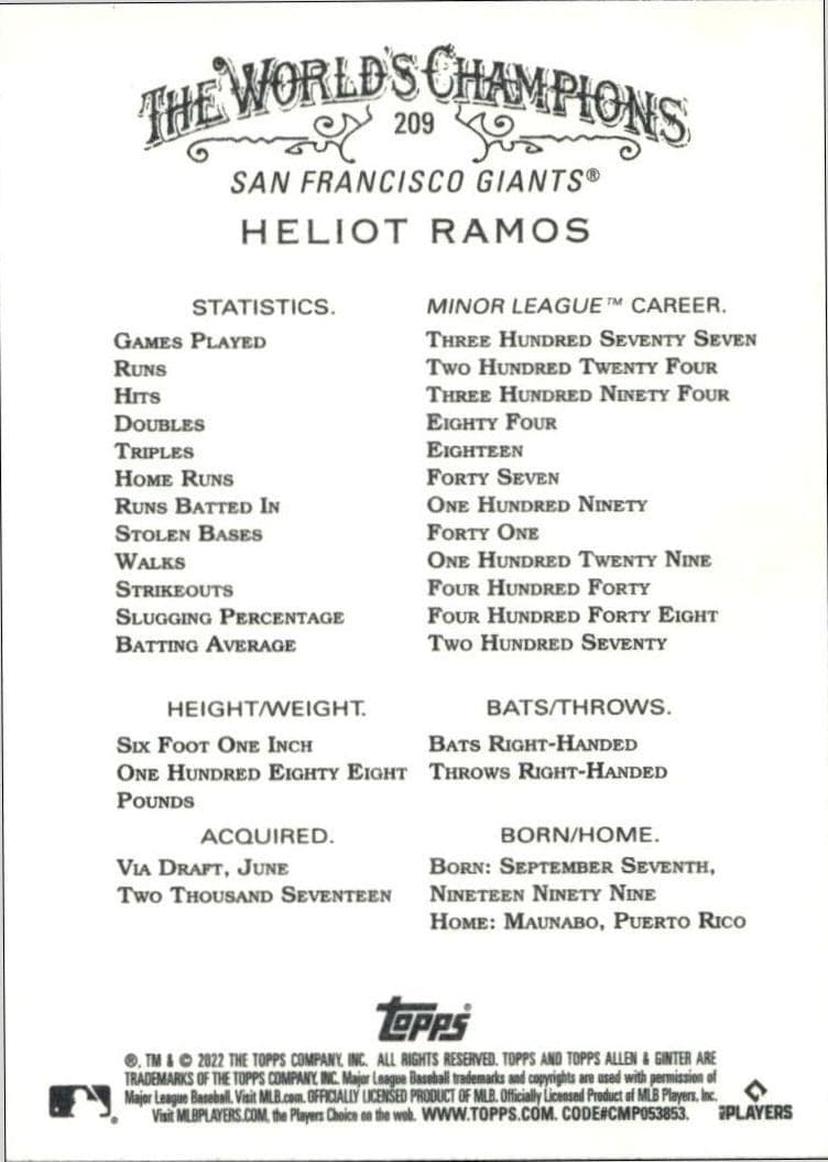 Heliot Ramos - Back