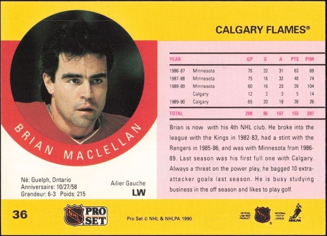 Brian MacLellan - Back