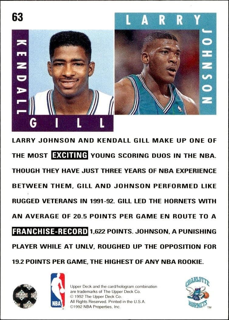 Kendall Gill - Back