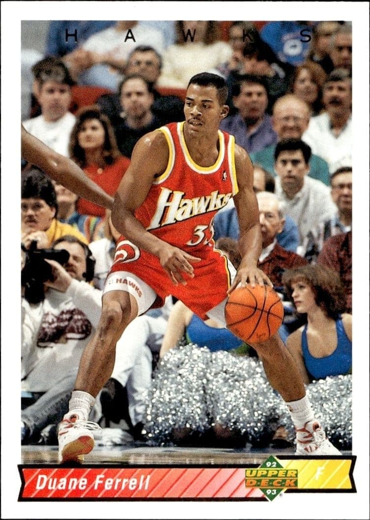 1992-93 Upper-Deck Duane Ferrell #327 trading card