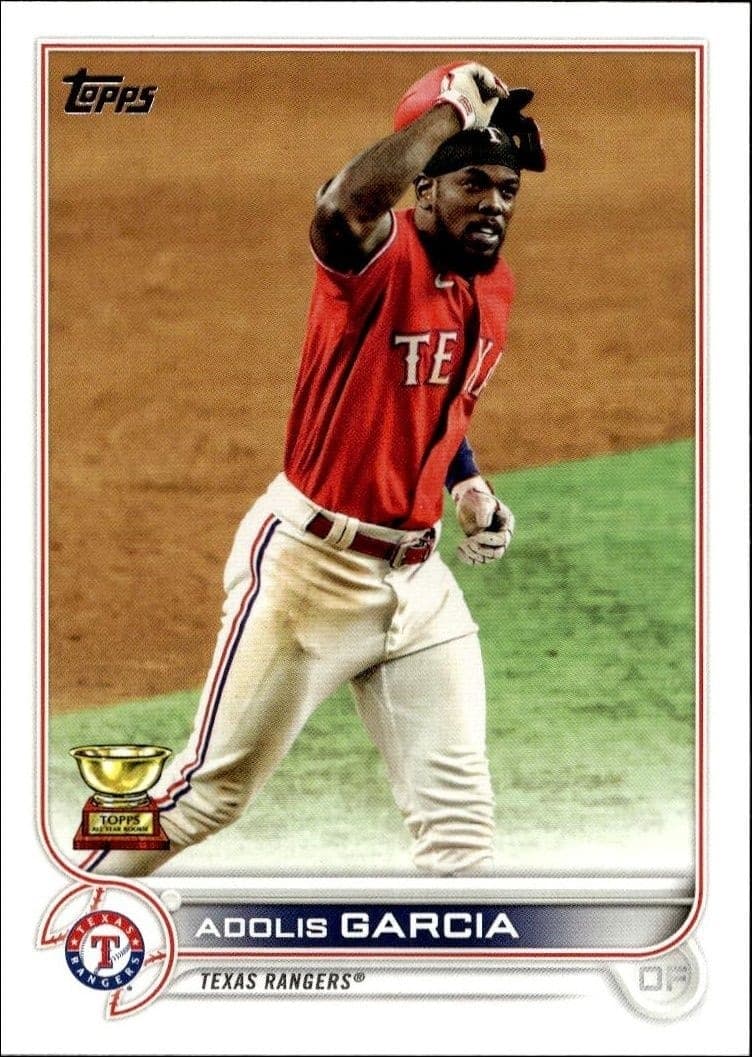 2022 Topps Series 2 Adolis Garcia #652 trading card