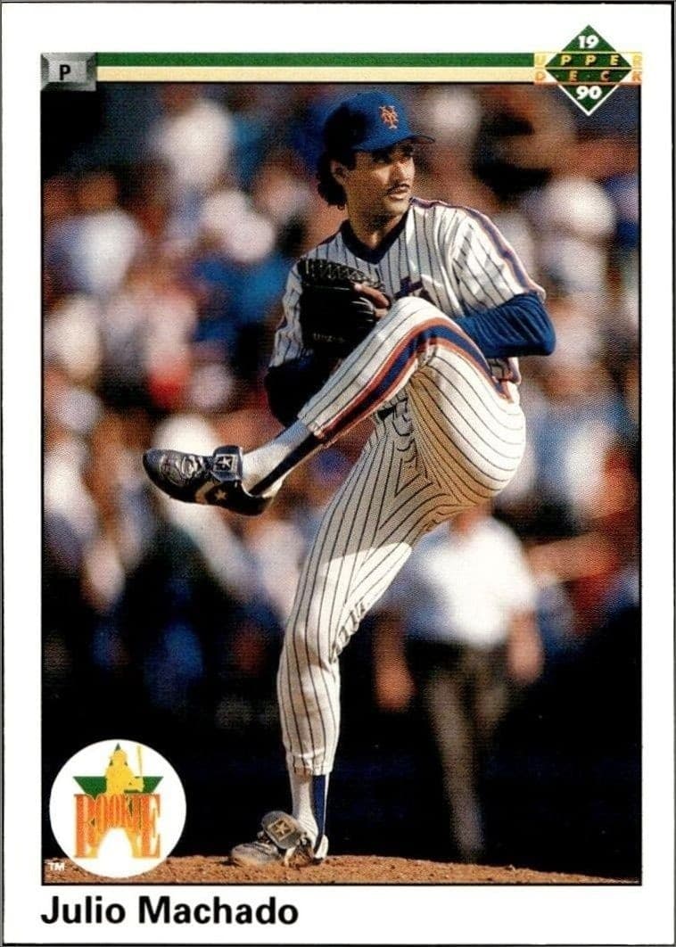 1990 Upper-Deck Low Number Julio Machado #93 trading card