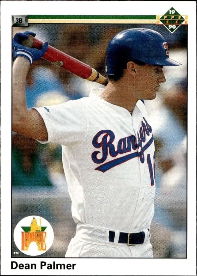 1990 Upper-Deck Low Number Dean Palmer #74 trading card