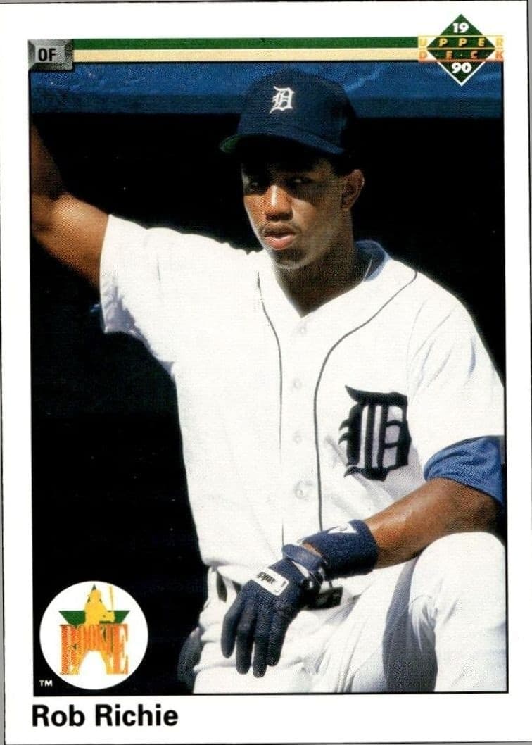 1990 Upper-Deck Low Number Rob Richie #76 trading card