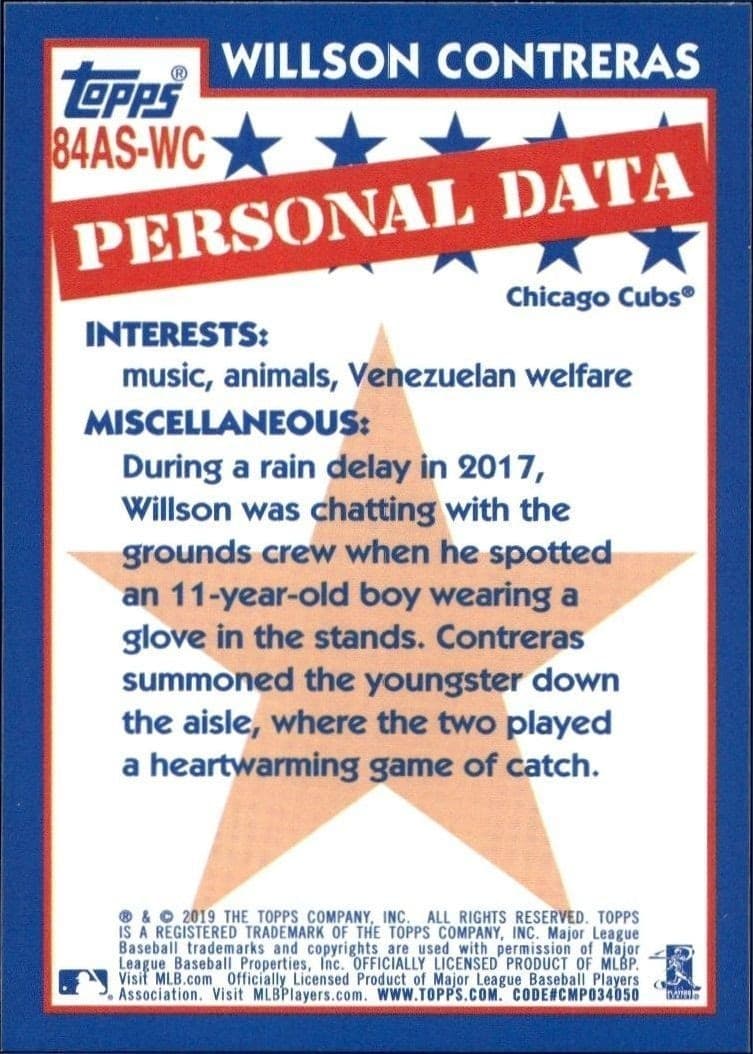 Willson Contreras - Back