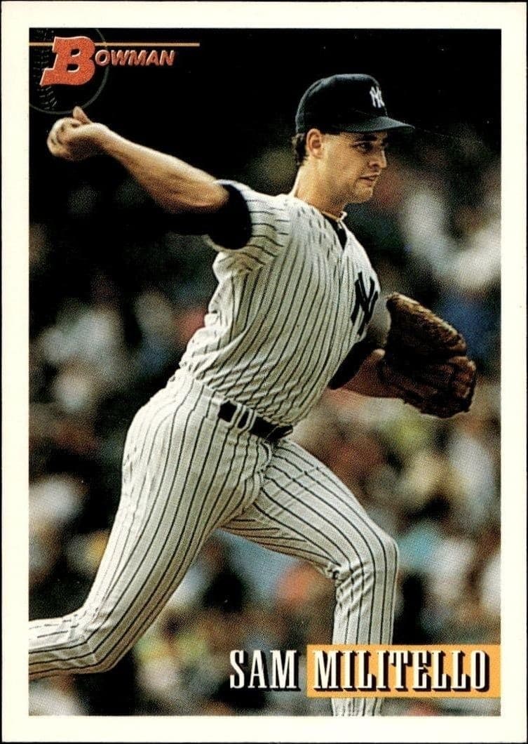 1993 Bowman Sam Militello #243 trading card