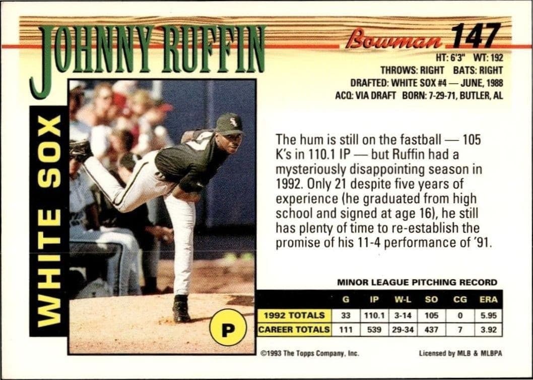 Johnny Ruffin - Back