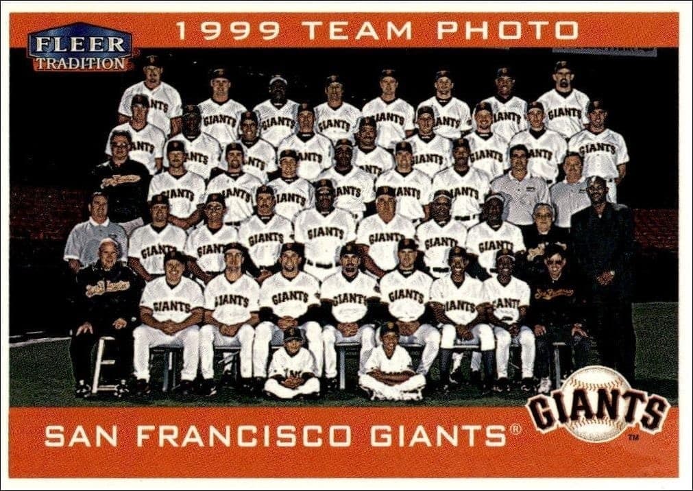 2000 Fleer Tradition Glossy San Francisco Giants #267 trading card