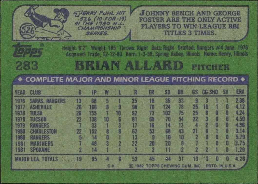 Brian Allard - Back