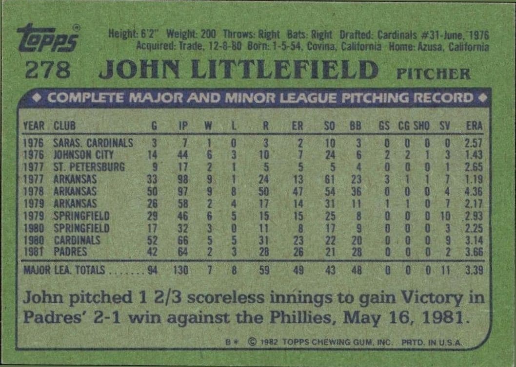 John Littlefield - Back