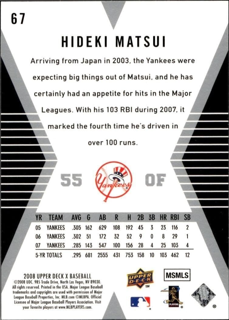 Hideki Matsui - Back