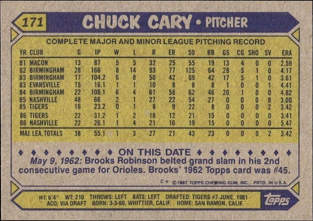 Chuck Cary - Back