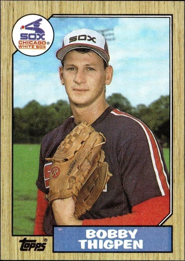 1987 Topps Bobby Thigpen #61 trading card