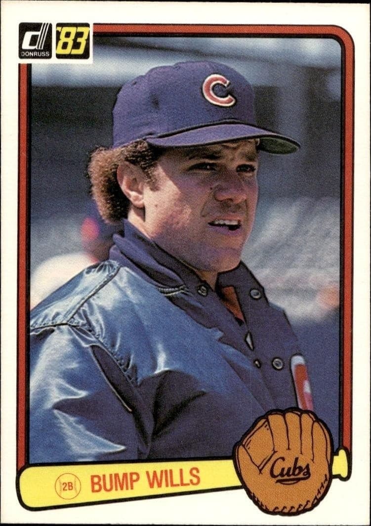 1983 Donruss Bump Wills #351 trading card