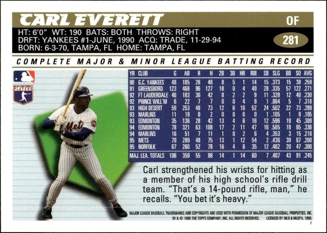 Carl Everett - Back