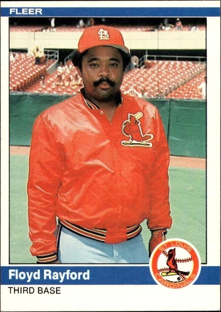1984 Fleer Floyd Rayford #334 trading card