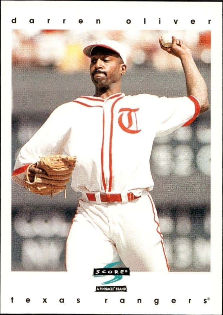1997 Score Darren Oliver #129 trading card