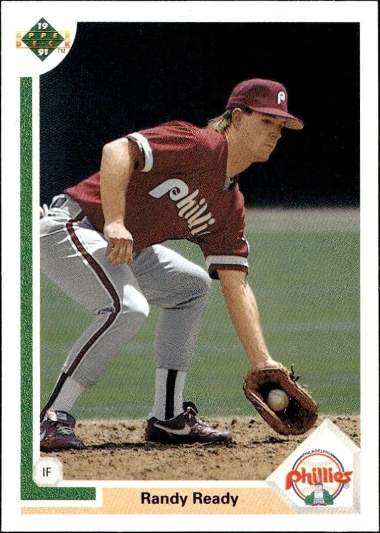 1991 Upper-Deck Low Number Randy Ready #540 trading card