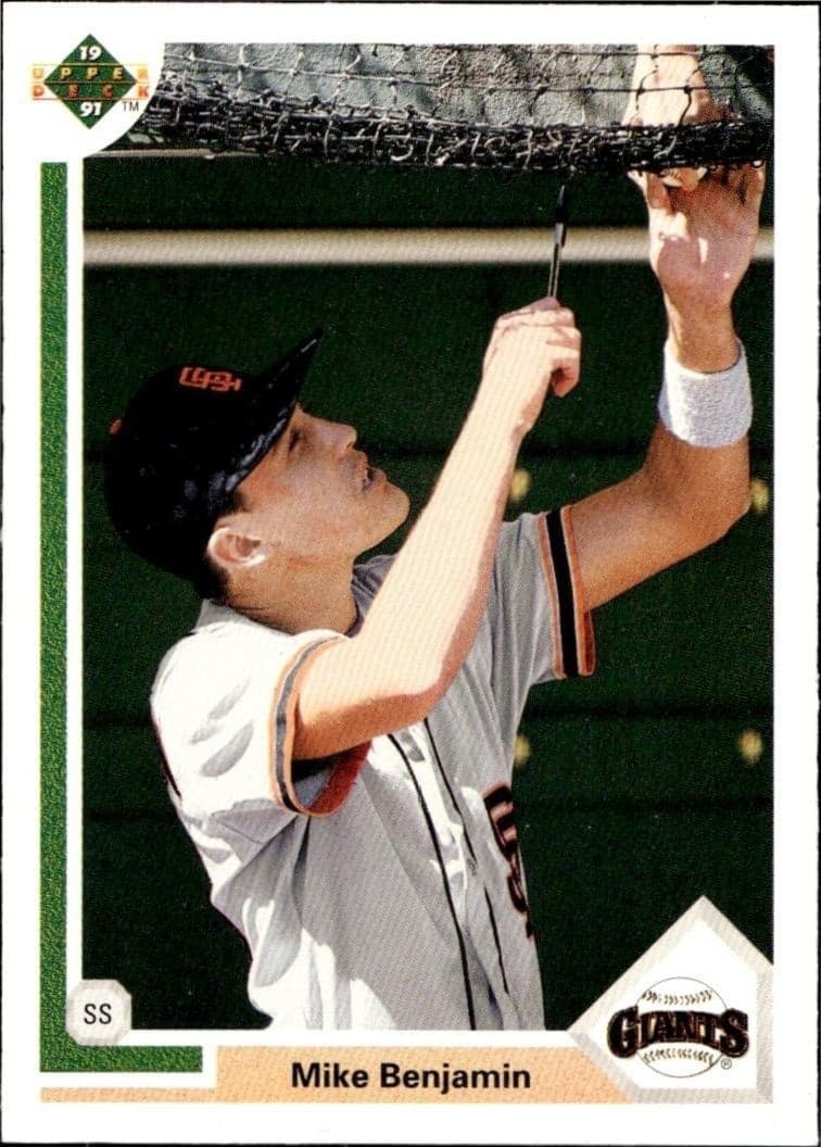 1991 Upper-Deck Low Number Mike Benjamin #651 trading card