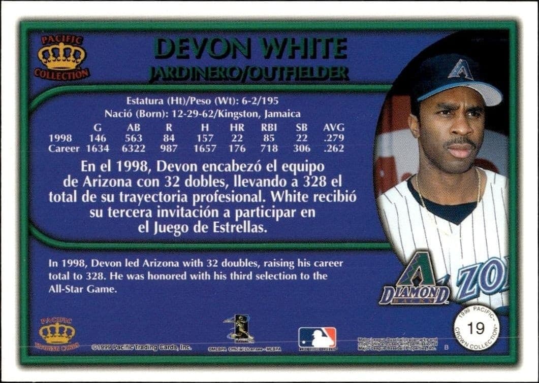 Devon White - Back
