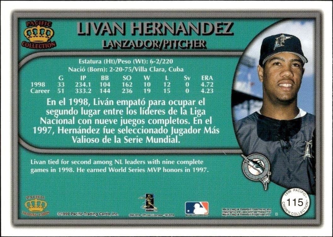 Livan Hernandez - Back