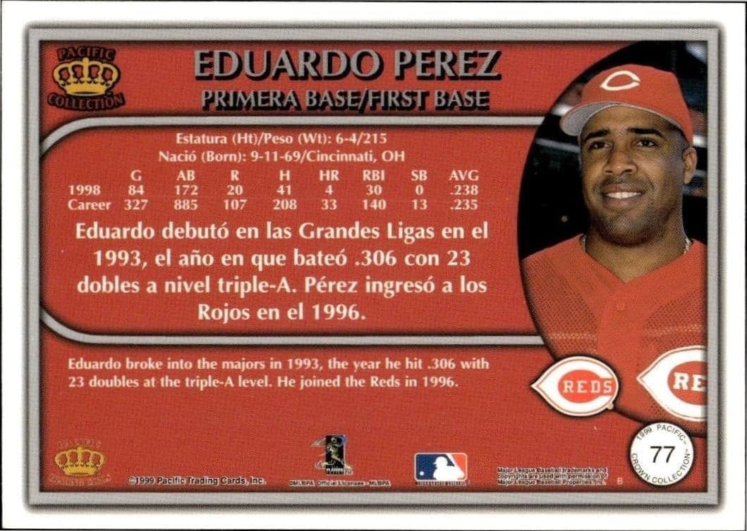 Eduardo Perez - Back