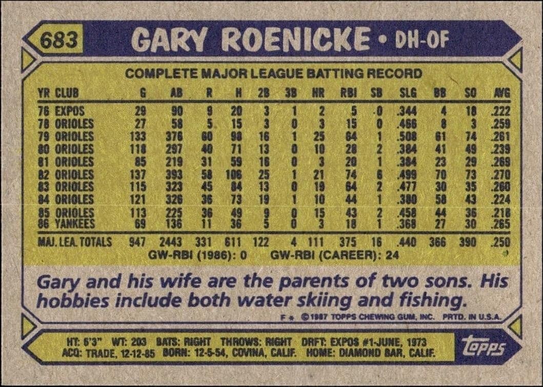 Gary Roenicke - Back