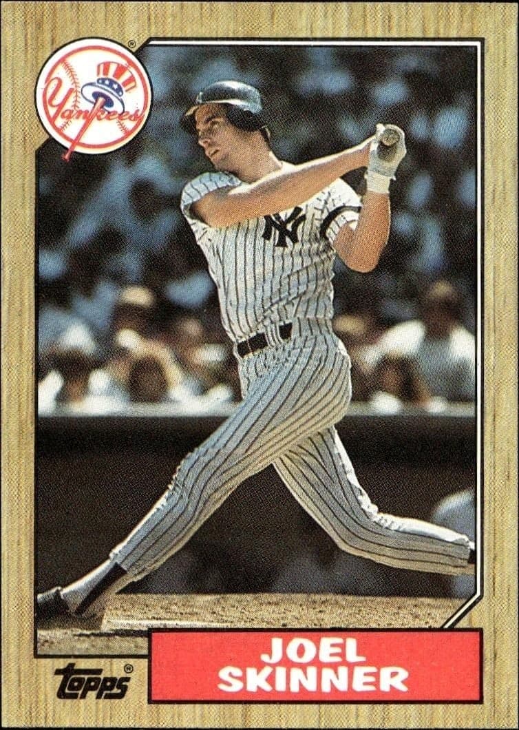 1987 Topps Joel Skinner #626 trading card