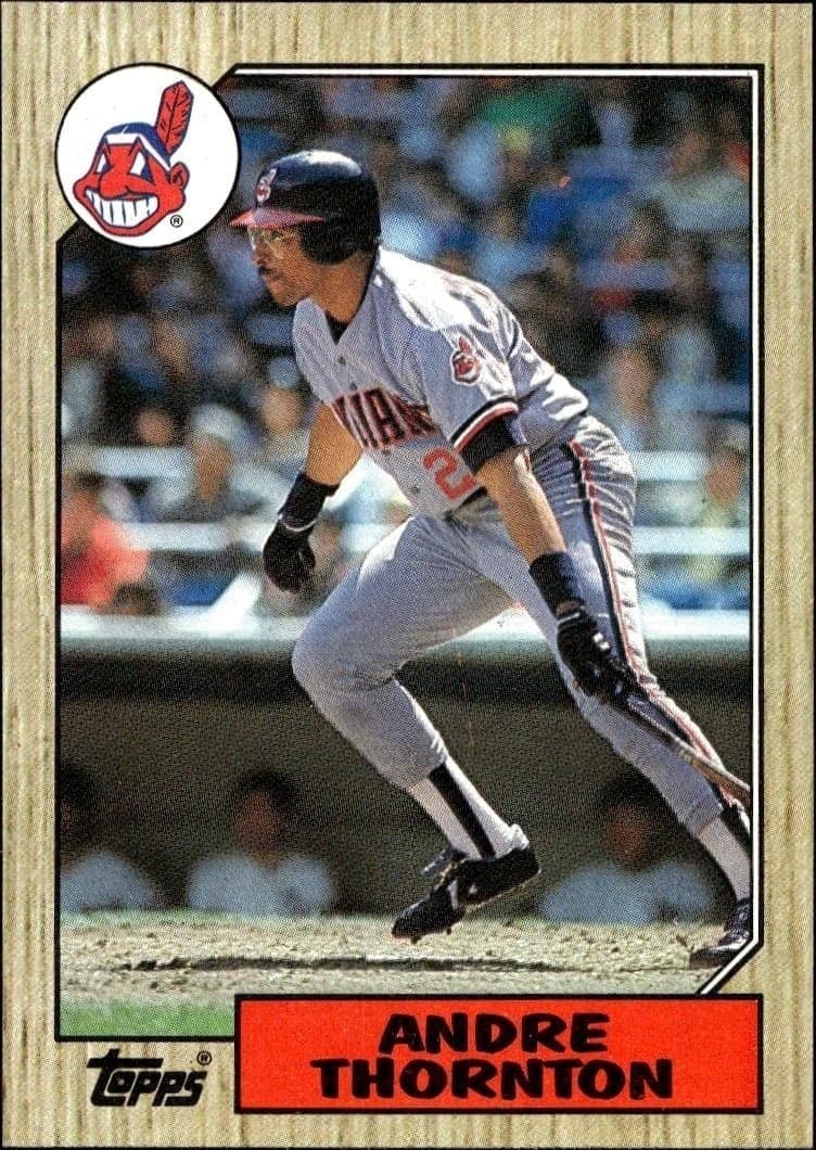 1987 Topps Andre Thornton #780 trading card