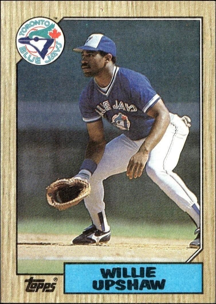 1987 Topps Willie Upshaw #245 trading card