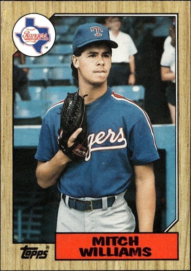 1987 Topps Mitch Williams #291 trading card