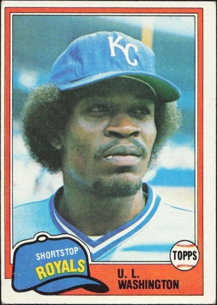 1981 Topps U.L. Washington #26 trading card