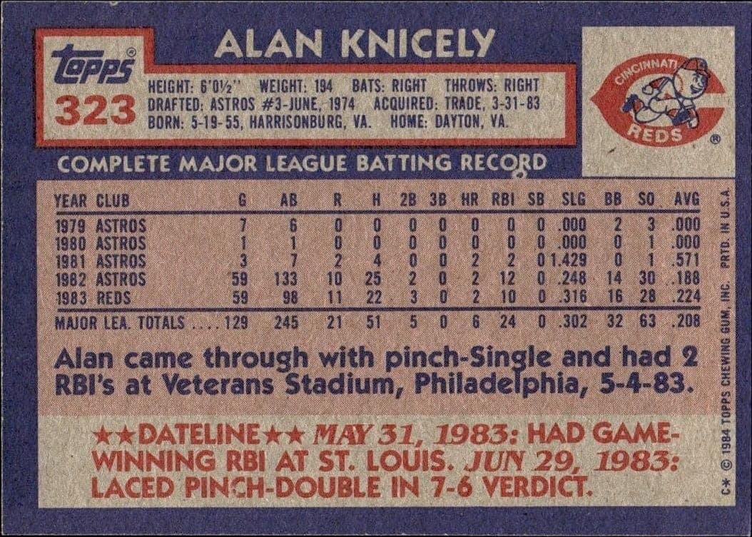 Alan Knicely - Back