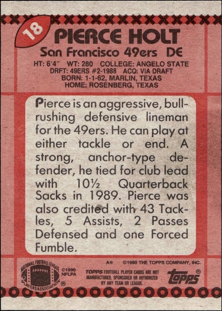 Pierce Holt - Back