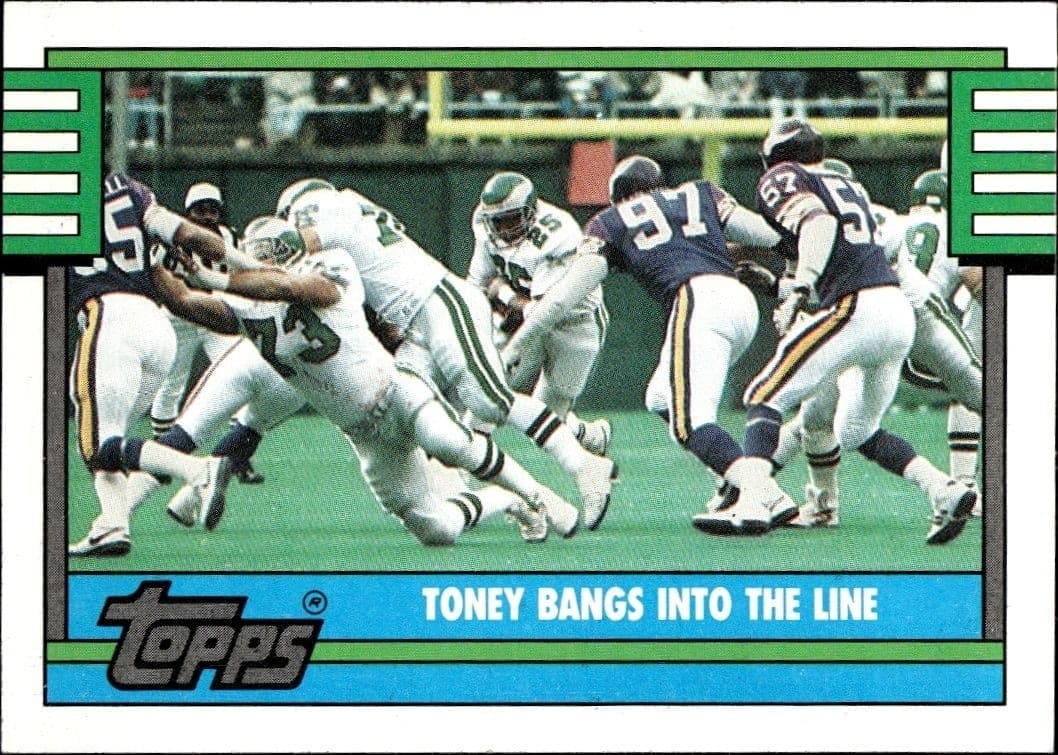 Toney Bangs Into The Line - Front