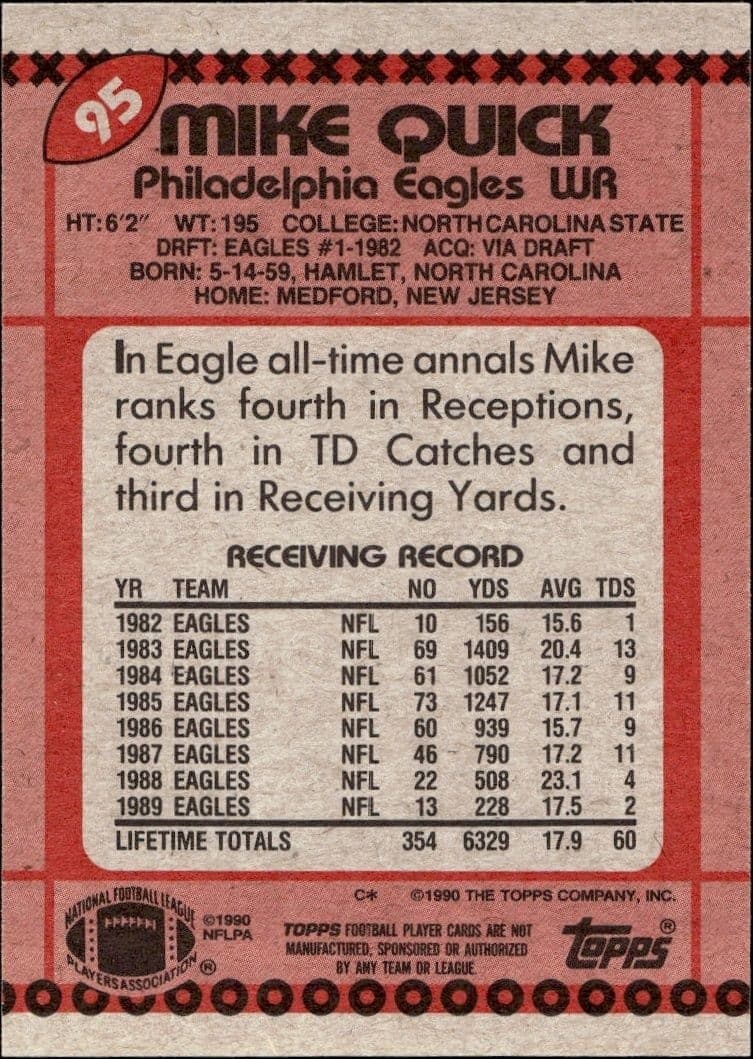 Mike Quick - Back