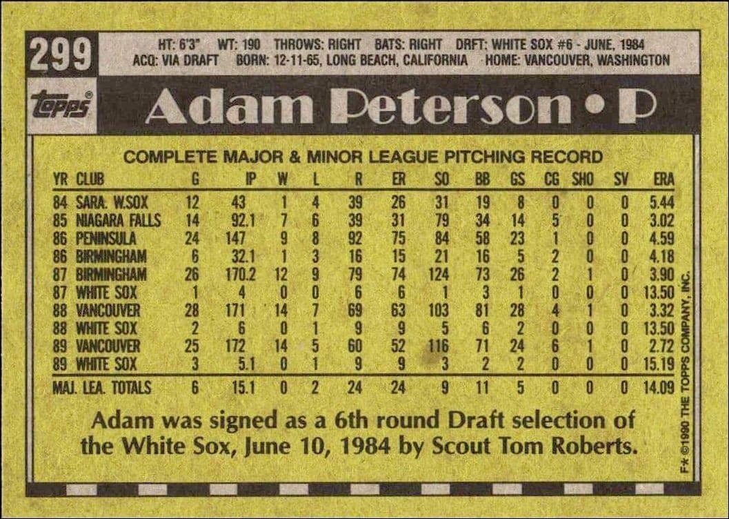 Adam Peterson - Back