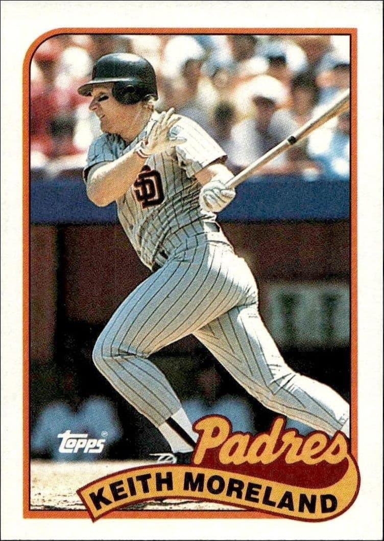 1989 Topps Keith Moreland #773 trading card