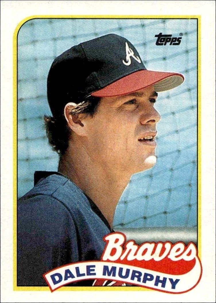 1989 Topps Dale Murphy #210 trading card