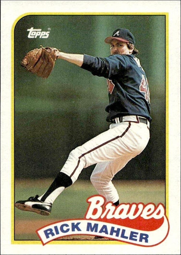 1989 Topps Rick Mahler #621 trading card