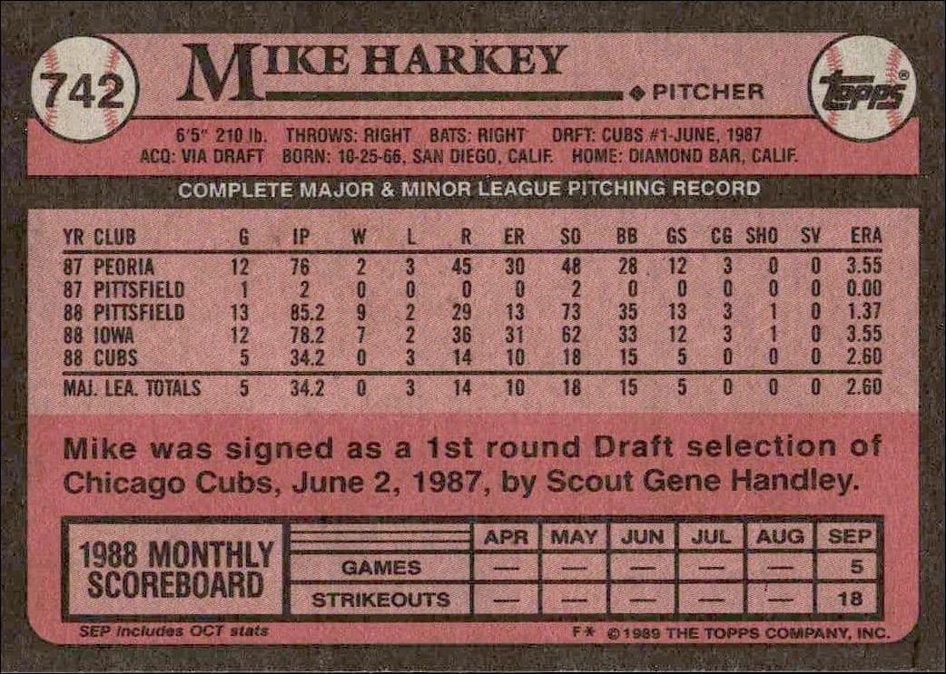 Mike Harkey - Back