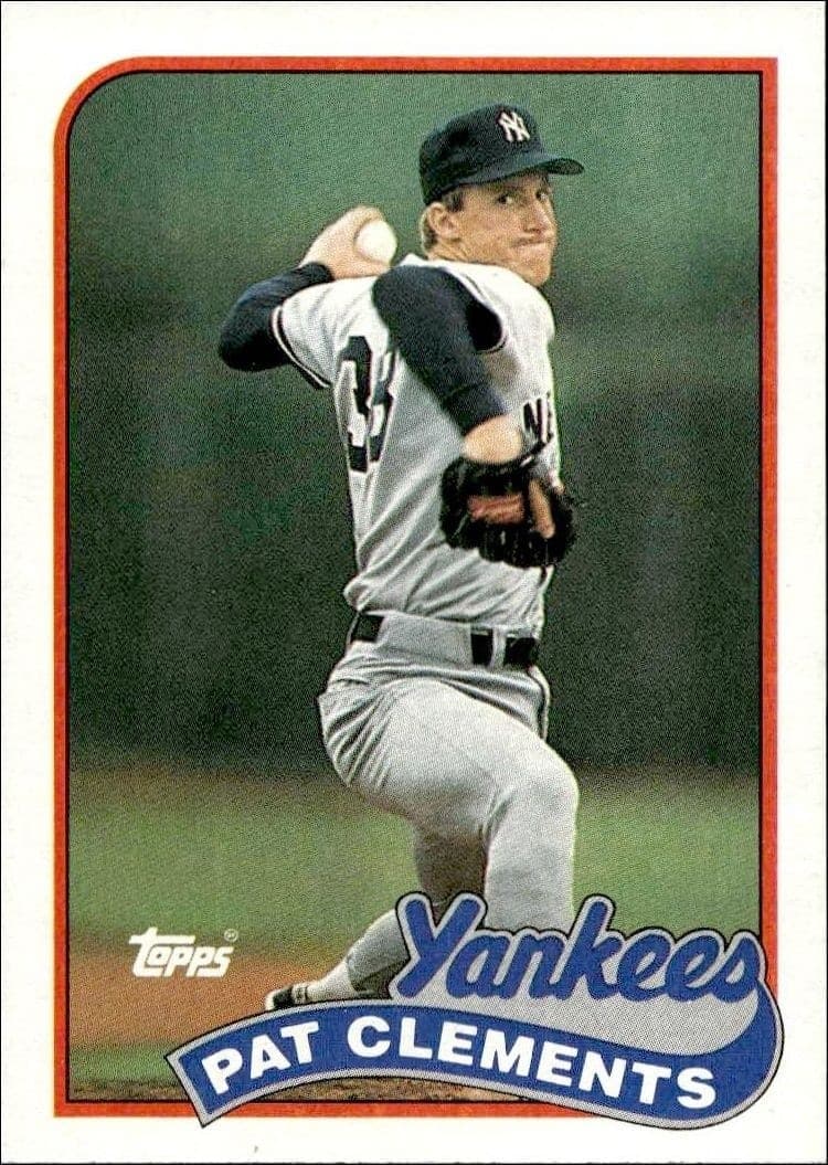 1989 Topps Pat Clements #159 trading card